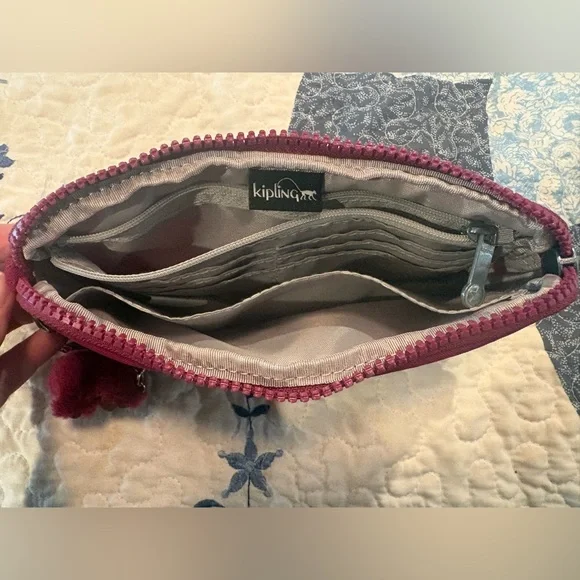 Kipling Wallet Wristlet with Monkey Charm - Picture 4 of 7